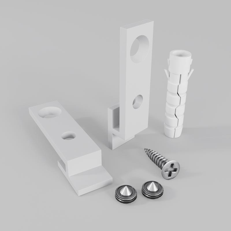 Комплект креплений для профиля со свечением вверх/вниз (уп.2шт) Maytoni ALM-3535R-2MT