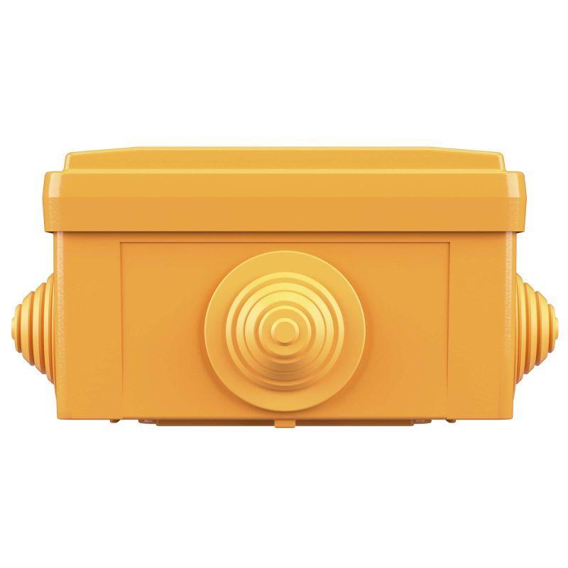 Коробка ответвительная FS 100х100х50мм IP55 4п 450В 6А 4кв.мм с кабельными вводами и клеммниками пластик. DKC FSB11404