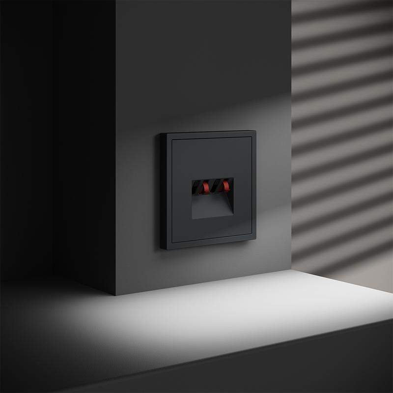 Розетка акустическая 4-м СП S70 механизм графит Voltum VLS060307