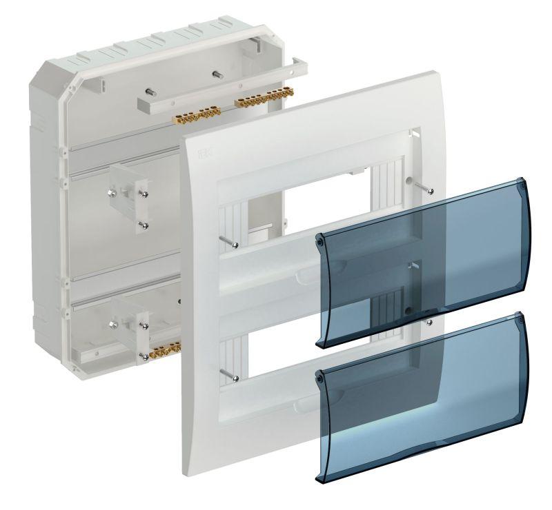 Корпус встраиваемый ЩРВ-П-24 Krepta 3 IP41 пластик. бел. IEK MKP12-V-24-40-10