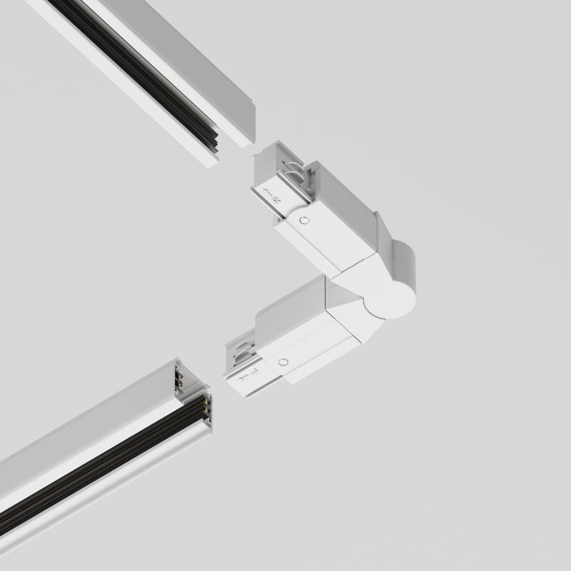 Коннектор поворотный шарнирный Trinity бел. Voltega TRA-VGL005CS-31W
