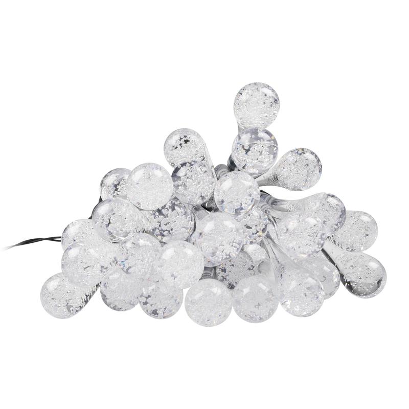 Светильник светодиодный SLR-G08-30B садовый; гирлянда капли син. солнечная батарея ФАZА 5040946