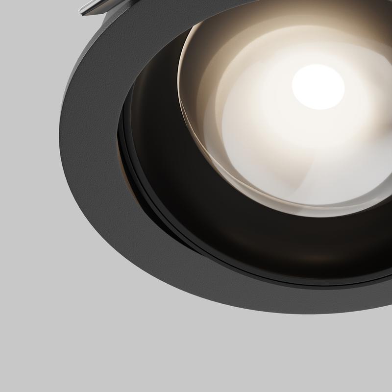 Светильник Lens 12Вт 4000К 70град. встраив. Maytoni DL105-12W4K-B