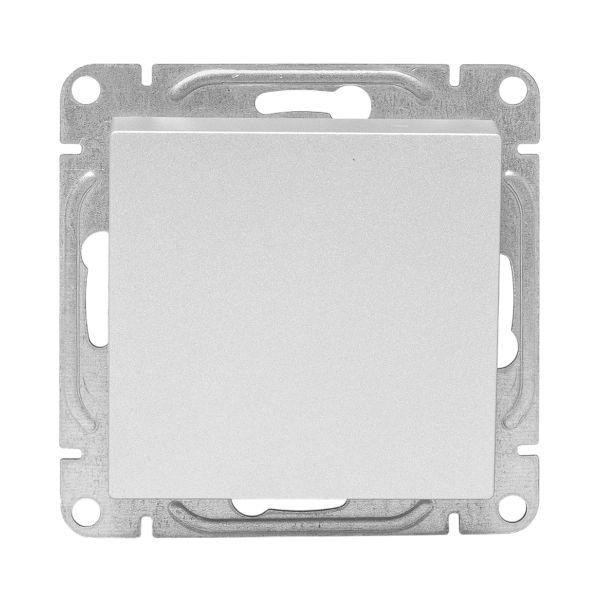 Выключатель кнопочный 1-кл. СП Эпика механизм алюм. EKF UP1-SWA-13