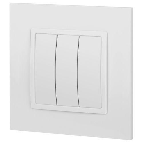 Выключатель 3-кл. Elegance 14-1107-01М 250В 10АХ матов. бел. Эра Б0065796