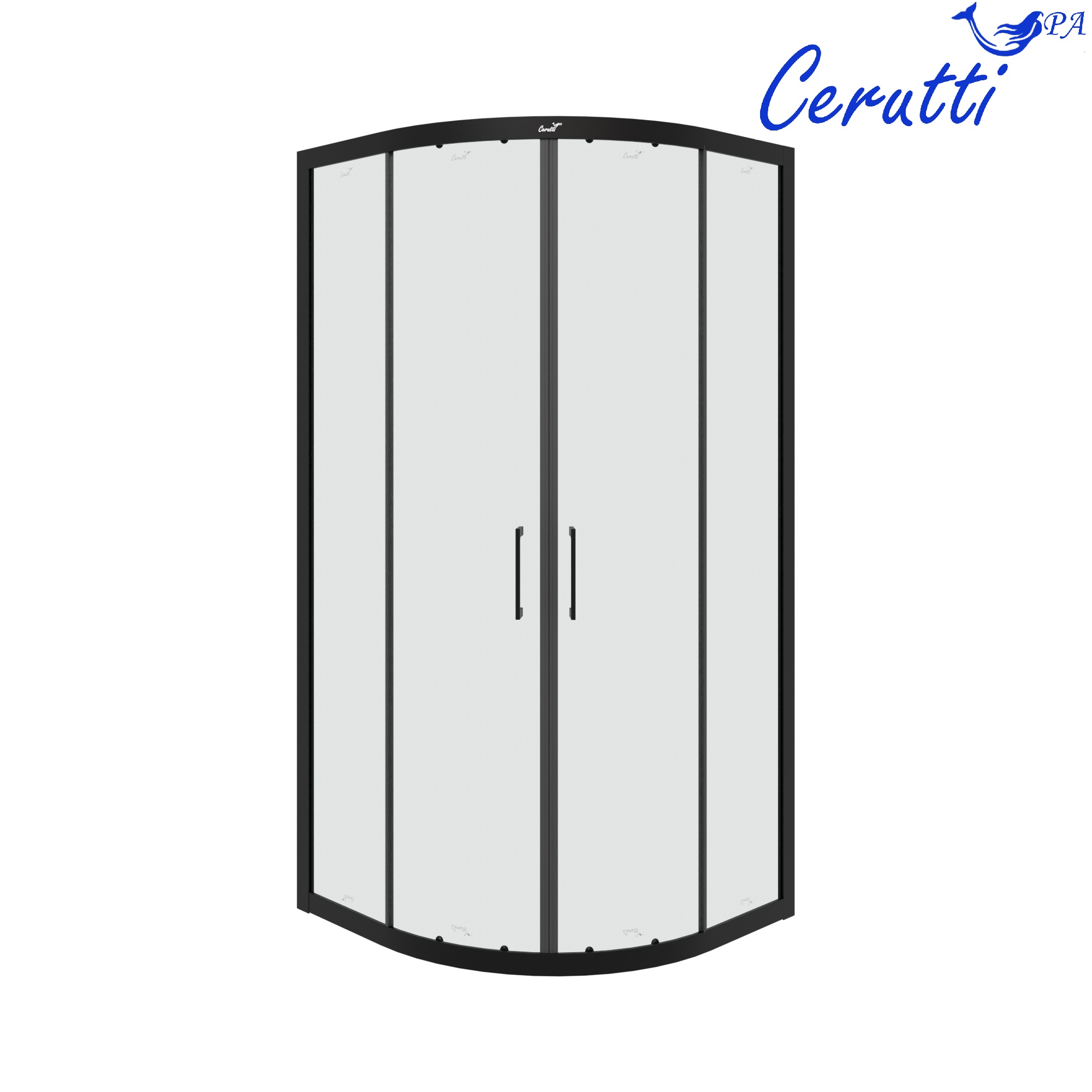 Ограждение VIVA90B душевое Ceruttispa без поддона (90x90x195)