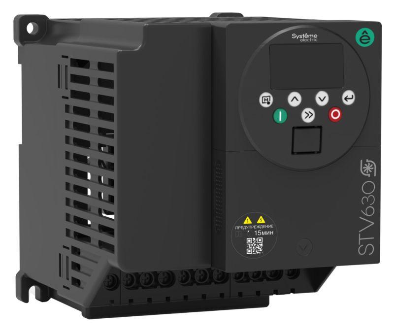 Преобразователь частоты STV630 4кВт 400В ЭМС С3 + LED панель оператора SE STV630U40N4