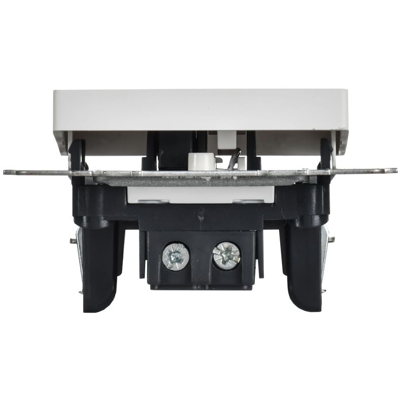 Выключатель проходной 1-кл. СП BRITE ВС10-1-7-БрАБ 10А с индикацией механизм арктич. бел. IEK BR-V12-1-10-K91