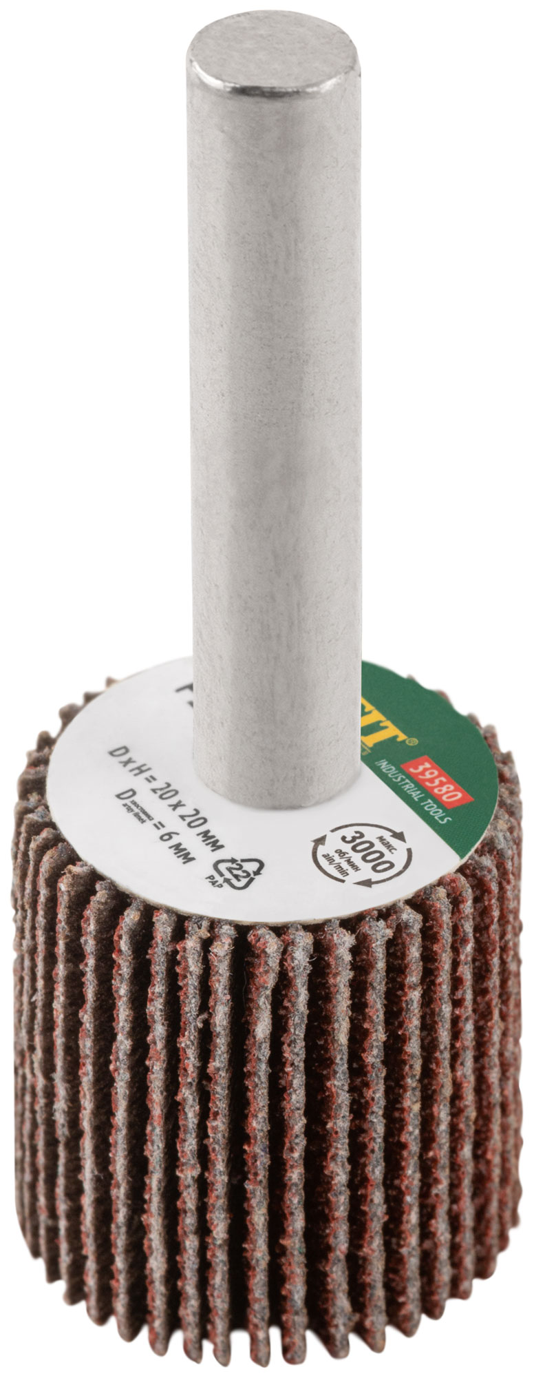 Диск лепестковый для дрели радиальный  20х20х6 мм  Р 100