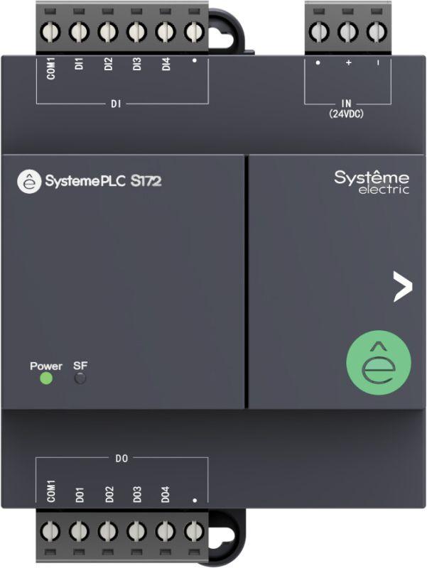 Модуль ввода/вывода дискретный 24В DC 8 IO: 4 DI; 4 DO (реле) SE SM172EDM0800