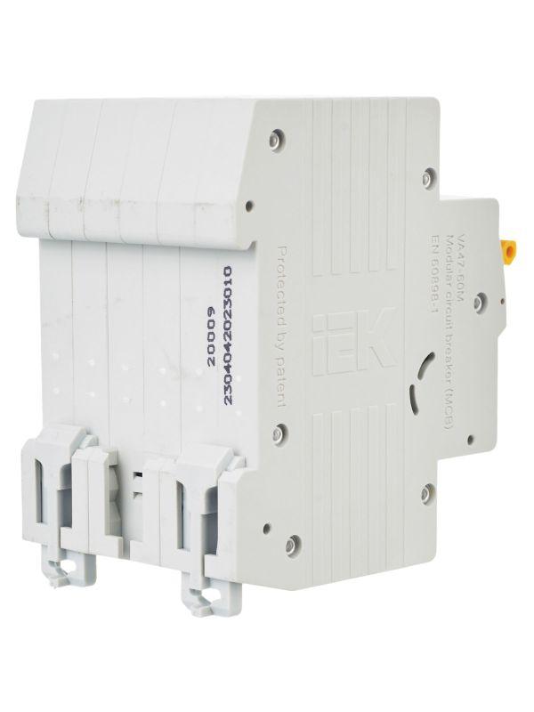 Выключатель автоматический модульный 3п C 10А 6кА ВА47-60M KARAT IEK MVA31-3-010-C