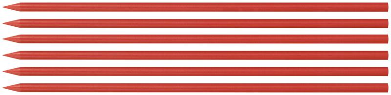 Грифель сменный для карандаша строительного красн. (уп.6шт) FIT 04323