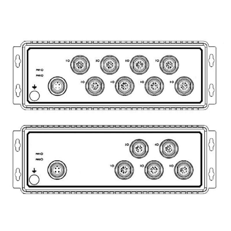 Коммутатор неуправляемый STEZ1005-T-M12 СТЭЗ 70310031
