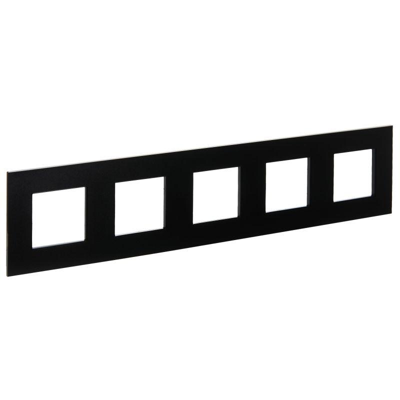 Рамка 5-м SKANDY SK-F35Bl металл черн. IEK SK-M52-M-K02