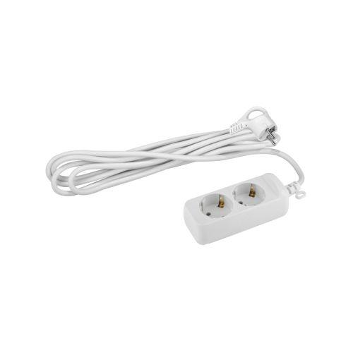 Удлинитель 2х1.5м с заземл. 10А IP20 UX-2e-1.5m ПВС 3х0.75 Эра Б0038572