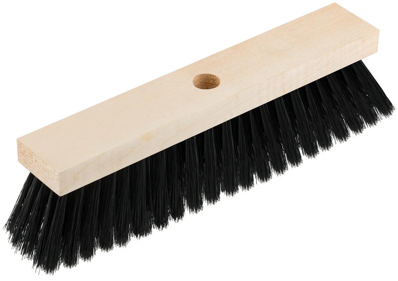 Щетка для пола деревянная прямоугольная 4-х рядная 265мм КУРС 68040