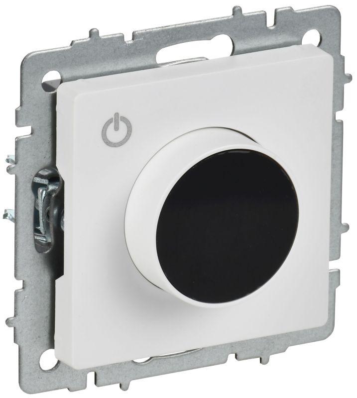 Термостат электронный BRITE СП ТС10-1-БрАБ с индикацией механизм арктич. бел. IEK BR-RT11-K91