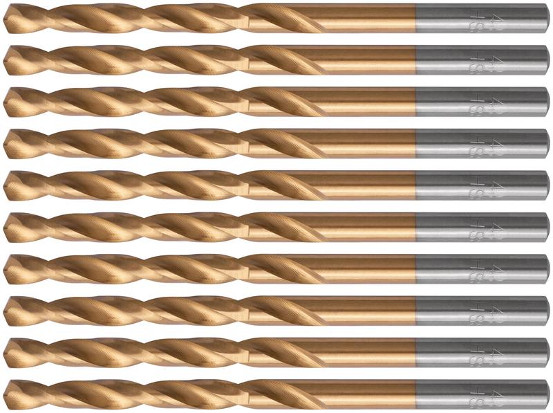 Сверло HSS по металлу титановое покрытие 4.5мм (уп.10шт) FIT 34145
