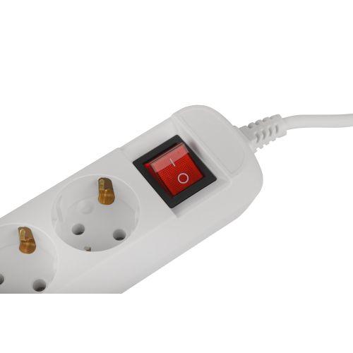 Удлинитель 3х1.5м с заземл. с выкл. ПВС 3х0.75 UDL-10-315-ES Greenline Эра Б0065051