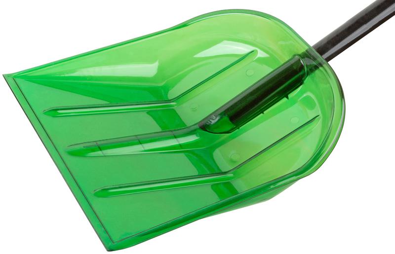 Лопата для уборки снега малая Профи 340х385х1350мм алюм. черенок; поликарбонат. FIT 68113