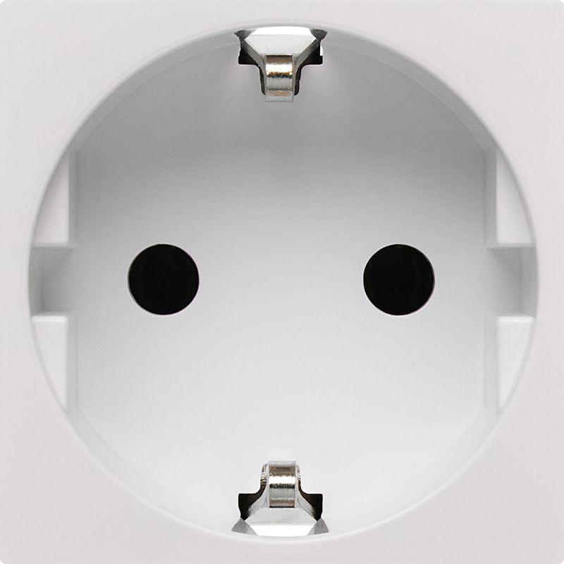 Розетка 2мод. 16А 250В 90град. с заземл. без защ. шторок безвинт. зажимы бел. ИЭК Leg 4521054