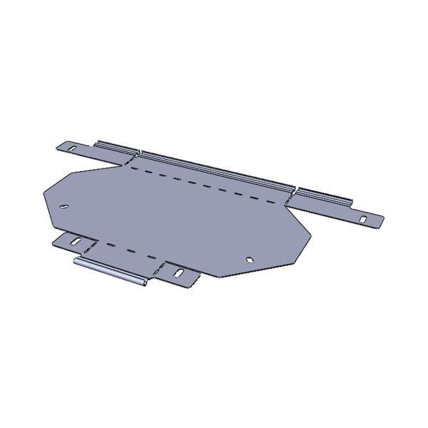Угол для лотка горизонтальный 90град. 50x50мм плоский EKF g905050-FL