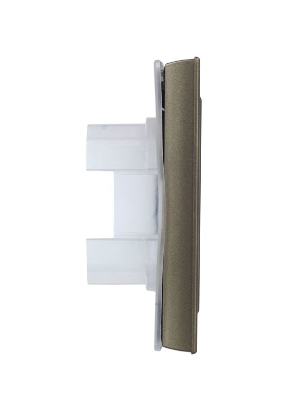 Рамка 1-м IP44 BRITE РУ-1-БрШ-44 шампань IEK BR-M12-44-K37