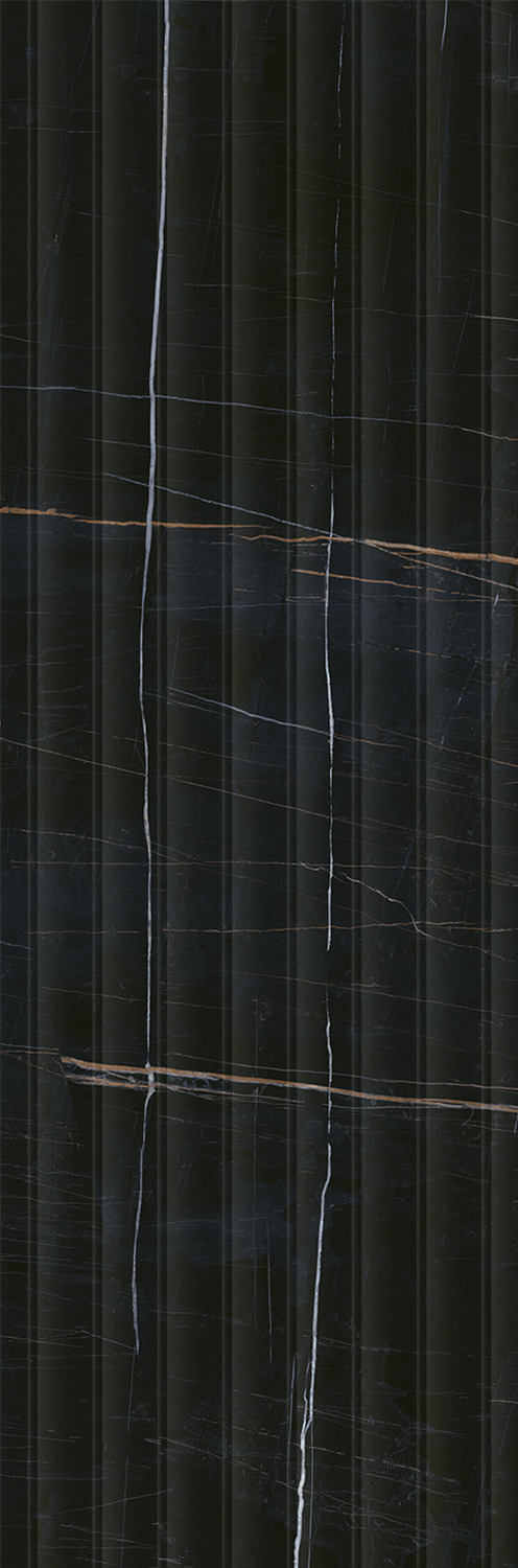 Плитка Греппи черный структура 40х120, 14035R