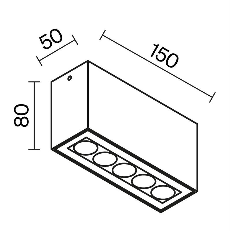 Светильник Ares 10Вт 3000К IP54 36град. потолочный Maytoni O309CL-L10GF3K