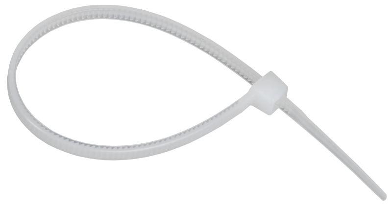 Хомут 2.5х120мм P6.6 стандартный бел. (уп.100шт) IEK UHH30-D025-120-100-K01