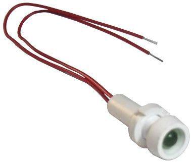 Лампа светодиодная СКЛ-15.1А-Л-2-110 выводы гибкие под пайку 110В 50Гц/пост. диаметр посадочного отверстия 8мм УХЛ2.1 зел. Реле и Автоматика A8021-80073951