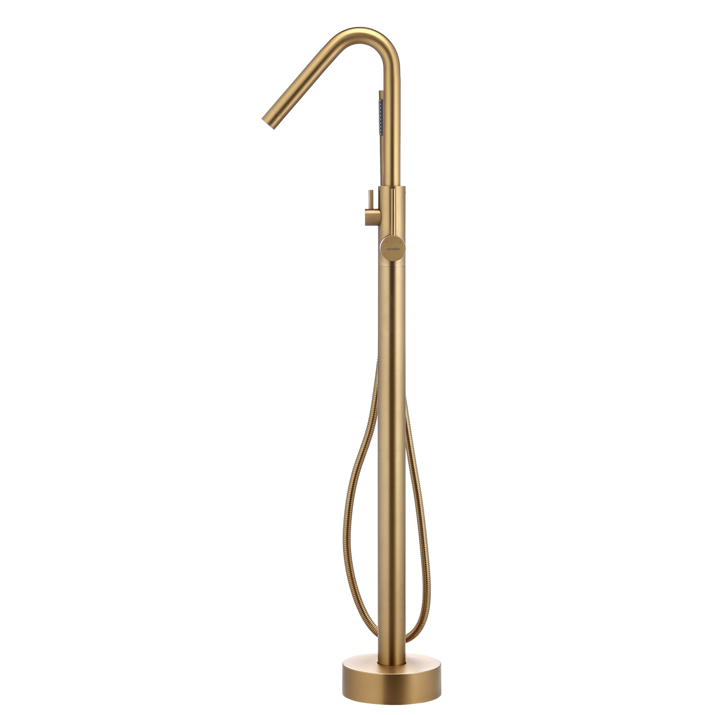 Смеситель Swedbe Select 4011GO напольный для ванны