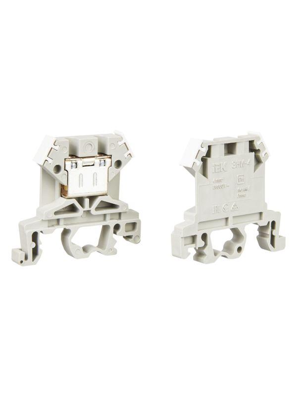 Зажим наборный ЗНИ-4кв.мм (JXB35А) сер. IEK YZN10-004-K03