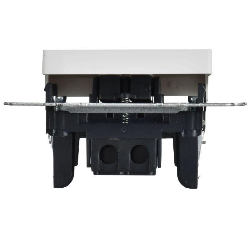 Выключатель 1-кл. СП BRITE ВС10-1-4-БрАБ 10А самовозвратный механизм арктич. бел. IEK BR-V14-0-10-K91