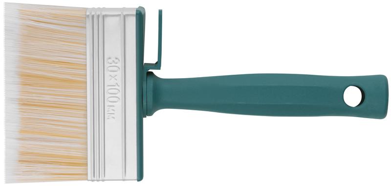 Макловица искусственная светлая щетина пластиковый корпус полая ручка "мини" 30х100мм FIT 01637