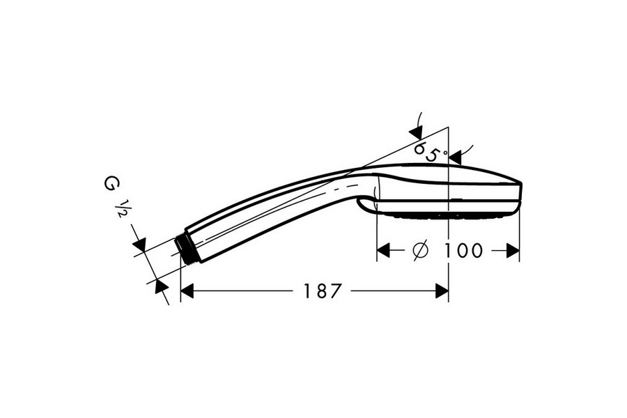 Душевая лейка Hansgrohe Croma 100 28535000