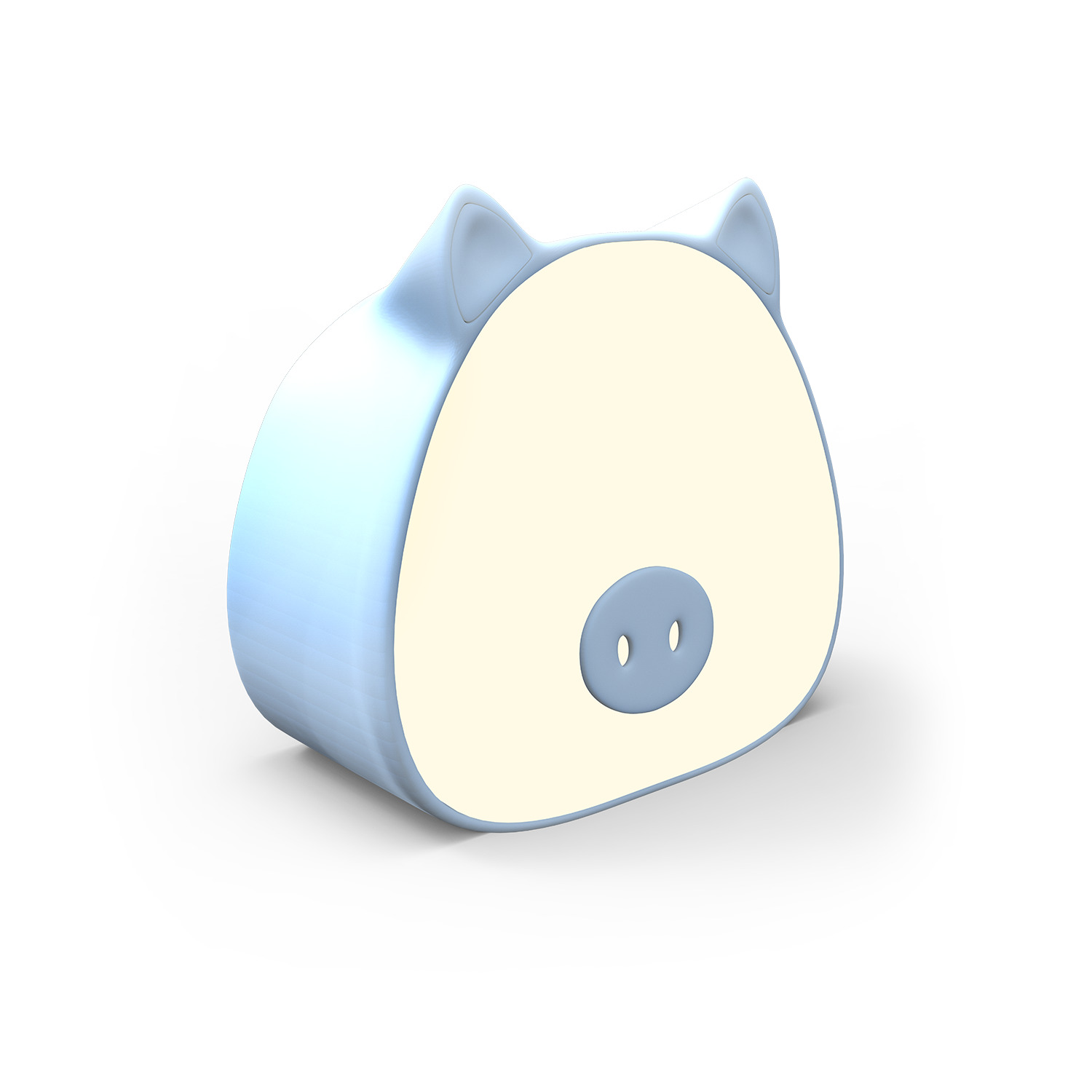 Светильник ночник настольный 5 Вт 200 лм 2700-6000К DC 5В Голубой IP20 112х54х109мм с Li-ion акк 1200мА диммируемый Qplus Gauss