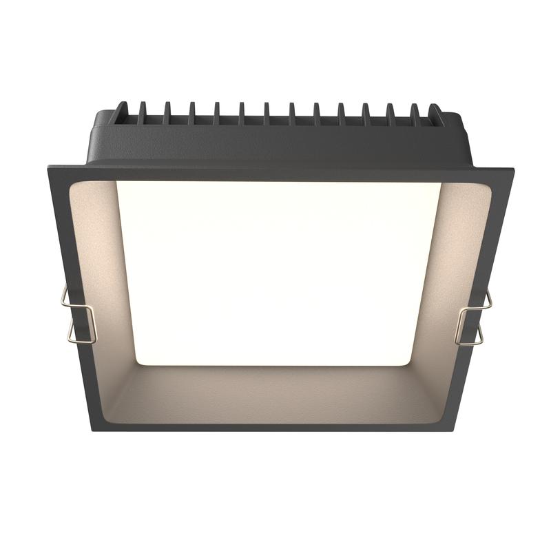 Светильник Okno 24Вт 3000-4000-6000К IP44 100град. встраив. Maytoni DL056-24Вт3-4-6K-B