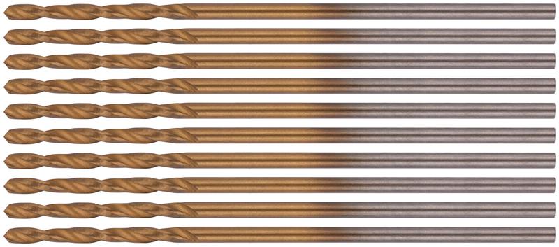 Сверло HSS по металлу титановое покрытие 1.0мм (уп.10шт) FIT 34110