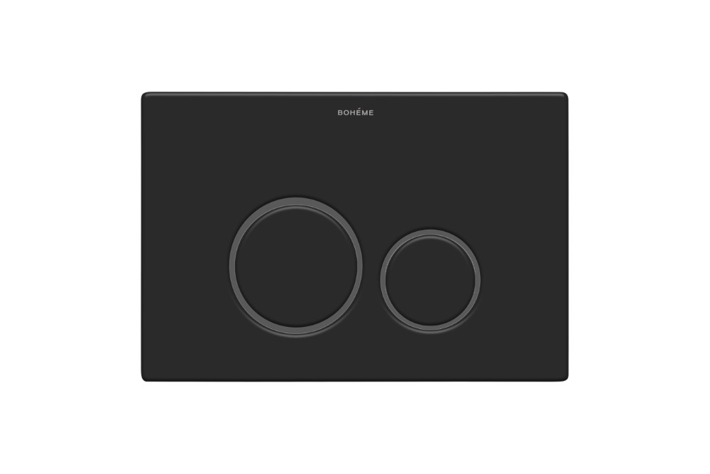 Кнопка для инсталляции, нерж.сталь BLACK ультраплоская