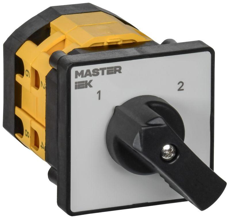 Переключатель кулачковый 16А (сх. 55) стандартная рукоятка IEK MI-CS10-016-055