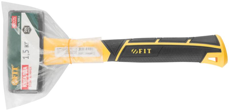 Кувалда кованая Профи 1.5кг фибергласовая усилен. ручка FIT 45225