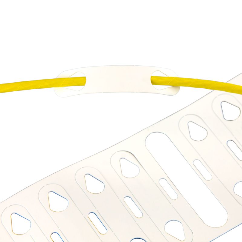 Ярлык продевной для провода d1-3мм бел. (рул.) DKC NUTO2-1030WR