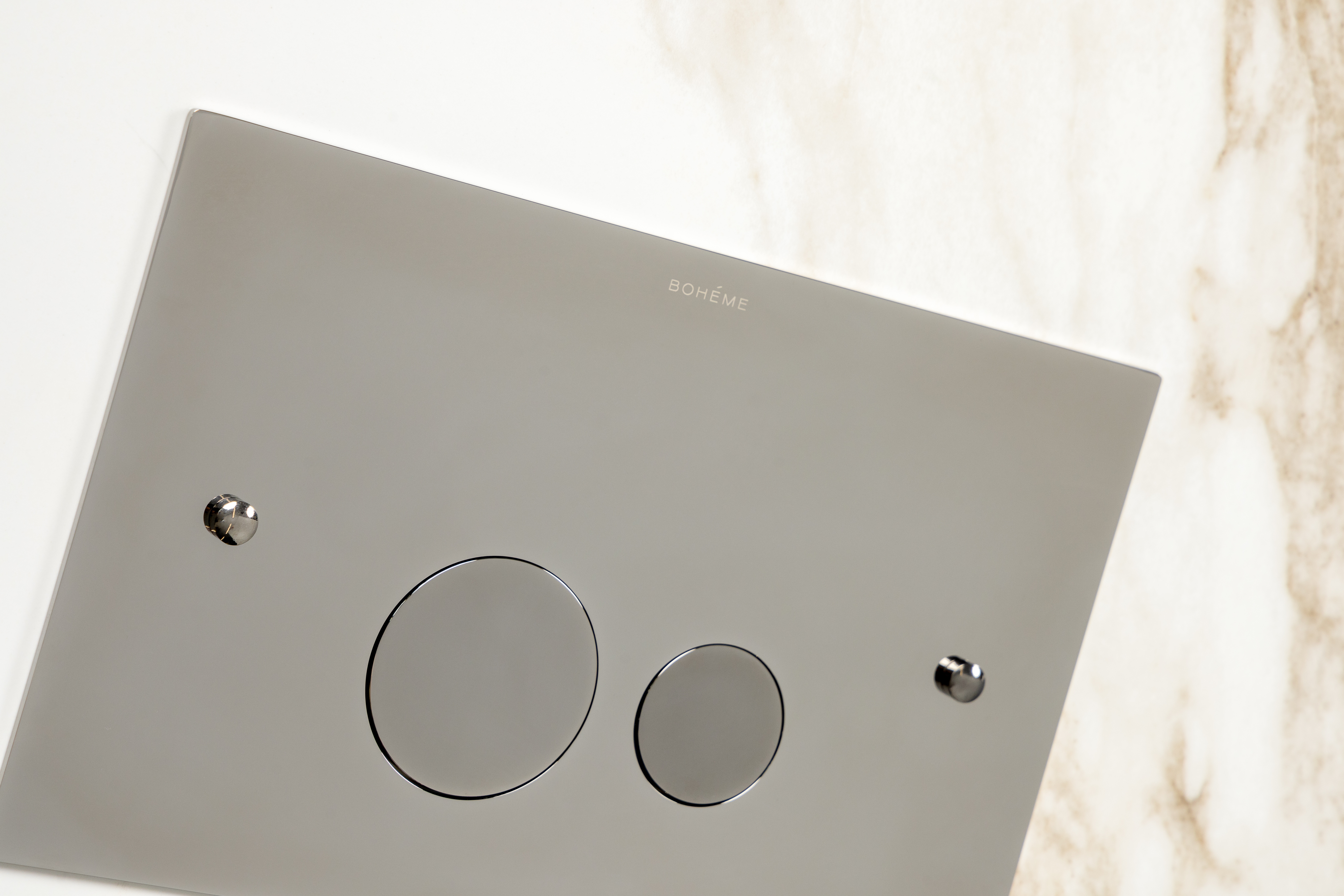 Кнопка для инсталляции Boheme латунь BLACK ультраплоская