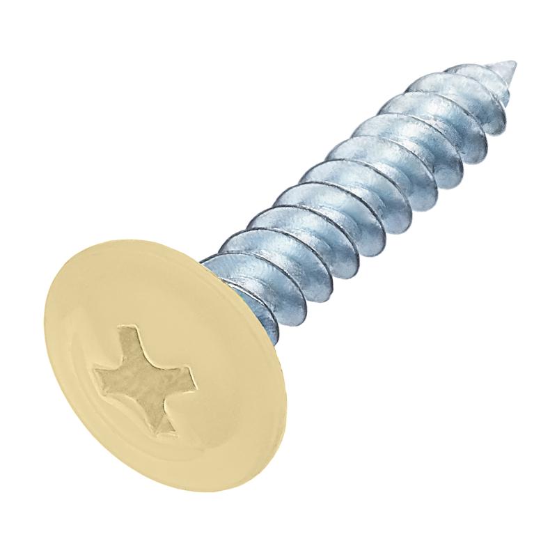 Саморез металл-металл 4.2х19 прессшайба RAL 1014 сл. кость (коробка) (уп.200шт) СТРОЙМЕТИЗ 2530013