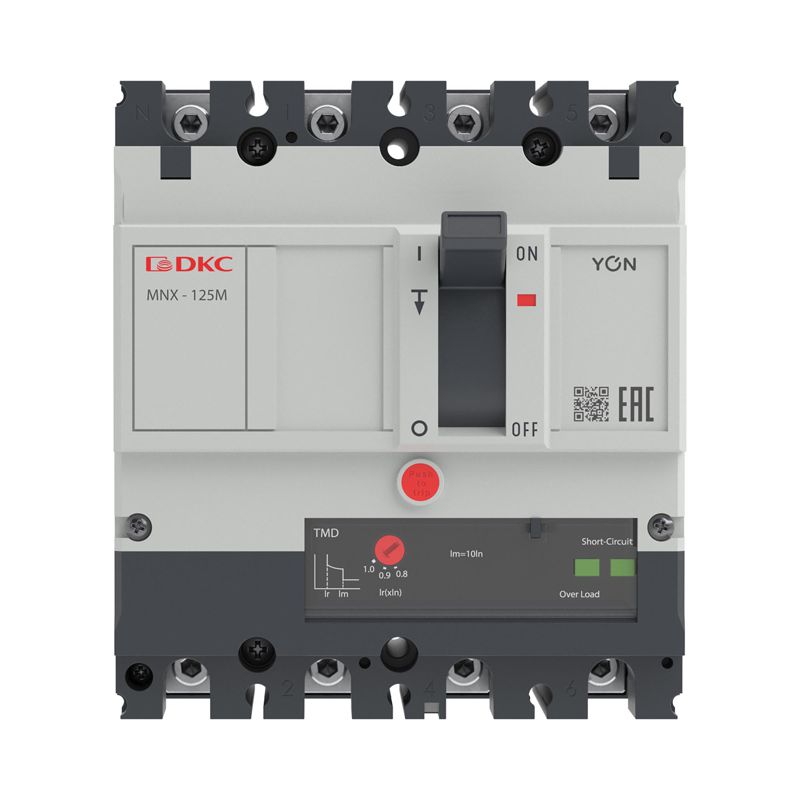 Выключатель автоматический 4P 32А 100кА pro MNX125M при AC415V расцепитель TMD YON MNX125M4PTMD0032