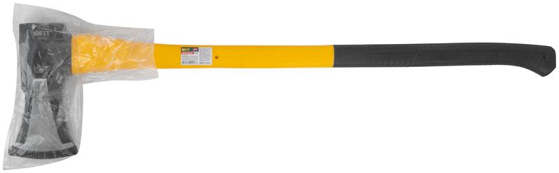 Топор-колун "ушастый" кованый 3000г фибергласовая длинная ручка FIT 46157