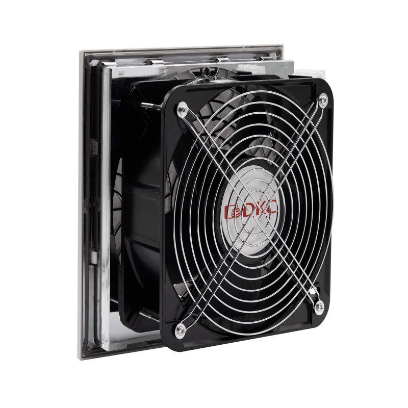 Вентилятор с фильтром ЭМС 480куб.м/ч 12В DC 255х255мм IP54 DKC R5MCV25012