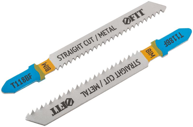 Полотно пометаллу Bimetal фрезерованные волнистые зубья 76/51/2мм (T118BF) (уп.2шт) FIT 40919
