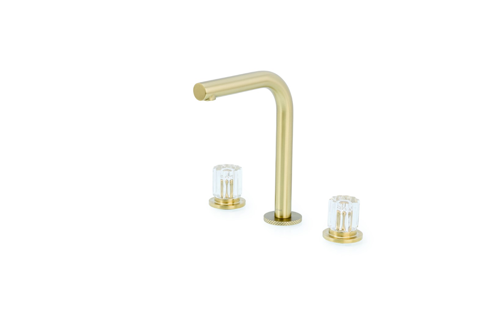 Смеситель на столешницу ELEGANTE на 3 отв. MATT GOLD